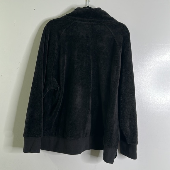 Athleta black recovery snap sweatshirt size 1X - Picture 11 of 13